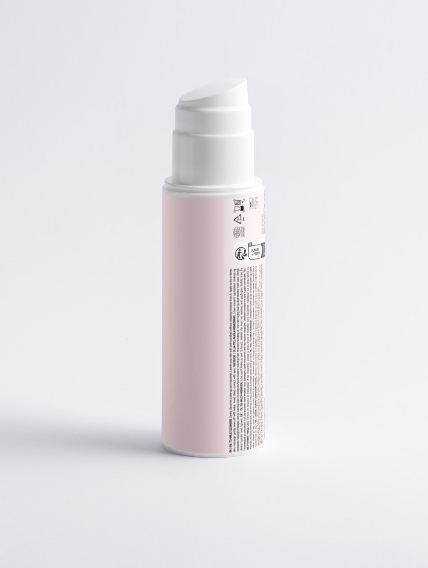LOVEBUG Sensitive Skin Oil-To-Milk Cleanser turned to show the ingredient list