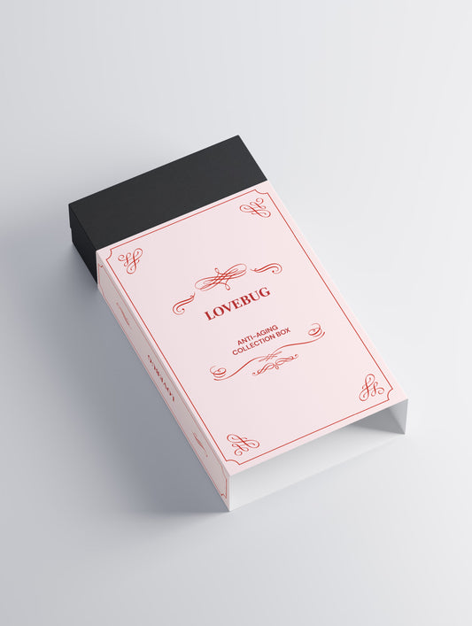 LOVEBUG Anti-Aging Collection Box, angled view