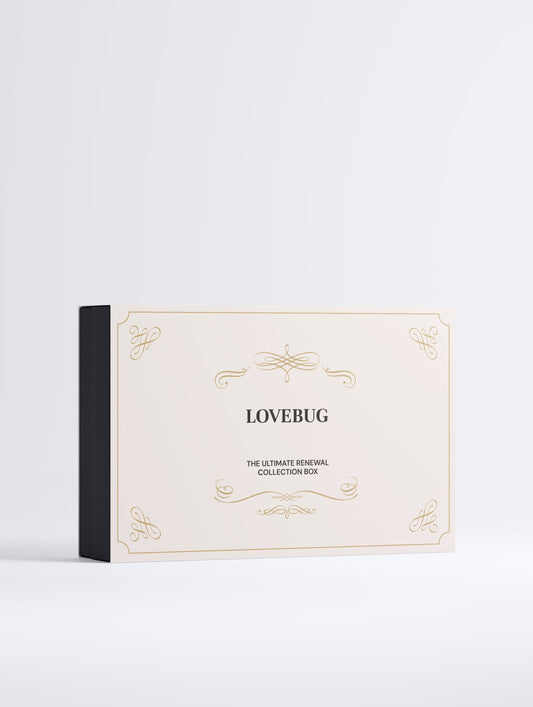 LOVEBUG Ultimate Renewal Collection Box in champagne, front view