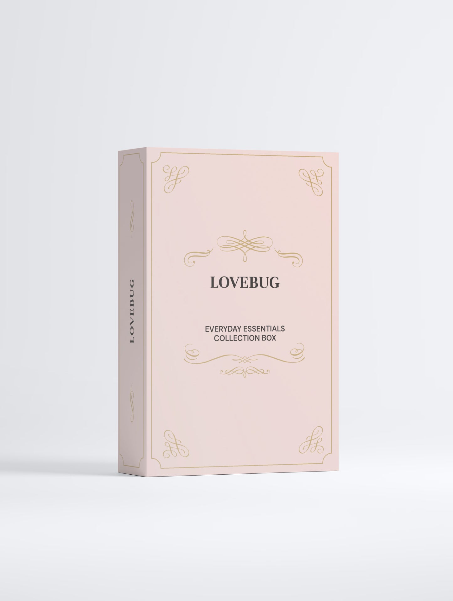 LOVEBUG Everyday Essentials Collection Box in blush, front view